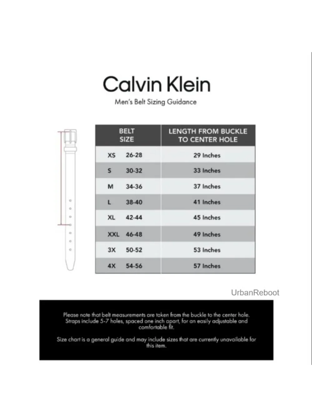Calvin Klein Men's Leather Dress Belt - Plaque Buckle, 1.4
